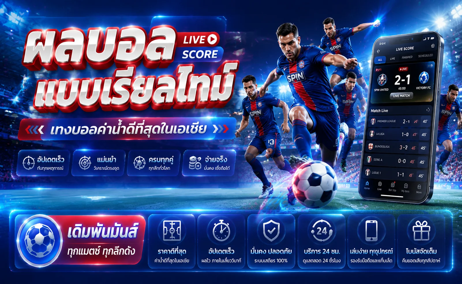 แทงบอลออนไลน์ samu168 ค่าน้ำ 4 ตังค์ ครบทุกลีกทั่วโลก