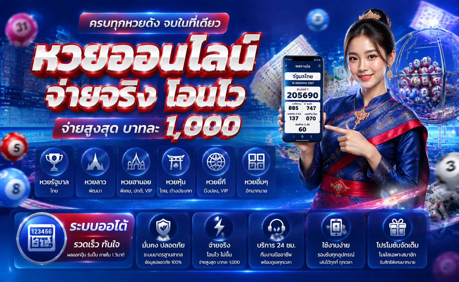 หวยออนไลน์ samu168 จ่ายบาทละ 900 ครบทุกหวยทุกงวด